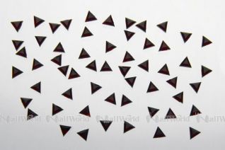 Nail Art Strasssteinchen aus Acryl Dreiecke - granatrot