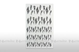 Nail Sticker Fancy Decor - Schwarz