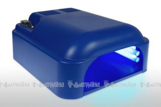 Profi-Lichthrtungsgert mit LED Leuchtdioden und Variotimer - blau 