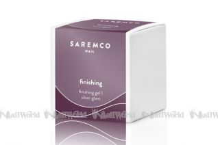 SAREMCO - FINISHING GEL 1.0 - SILVER GLAM