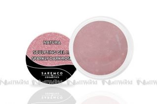 SAREMCO - Natura Sculpting Gel 1.5 Sparkly Dark Rose