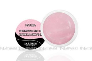 SAREMCO - Natura Sculpting Gel 1.5 Sparkly Light Pink