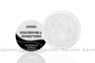 SAREMCO - Natura Sculpting Gel 1.5 Sparkly White