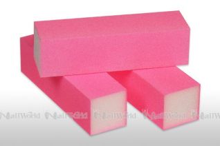 Schleif- & Polier-Stick - pink 100/100 - Premium Qualitt 